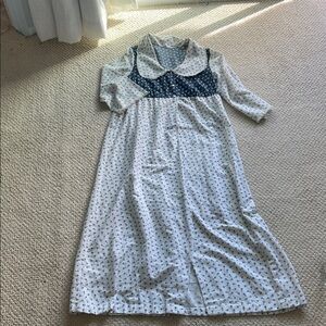 Charming White and Blue Night jacker